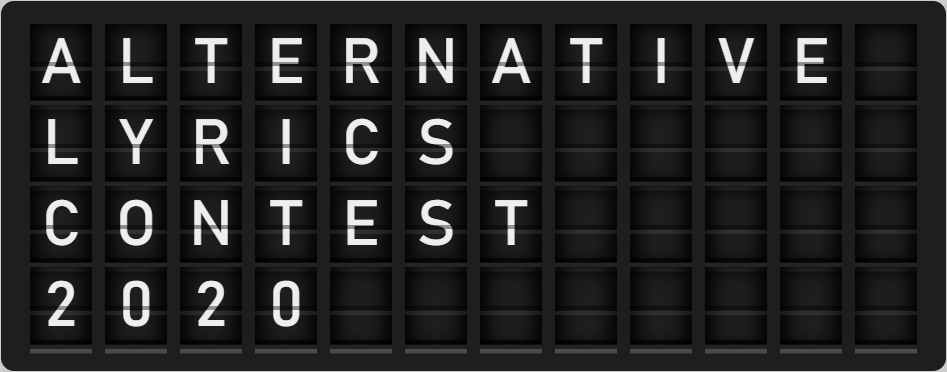 Alternative Lyrics Contest